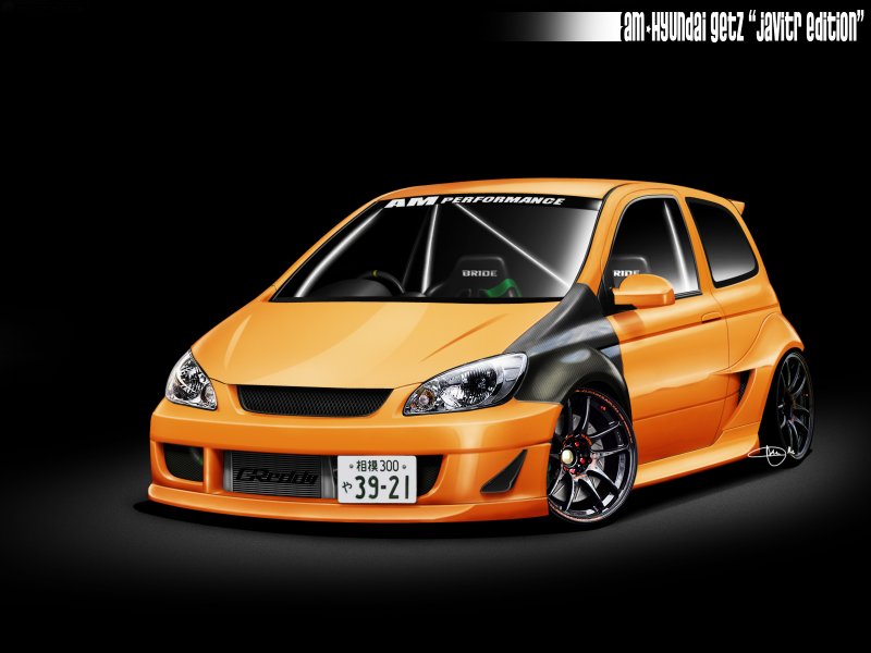 Hyundai Getz розовый