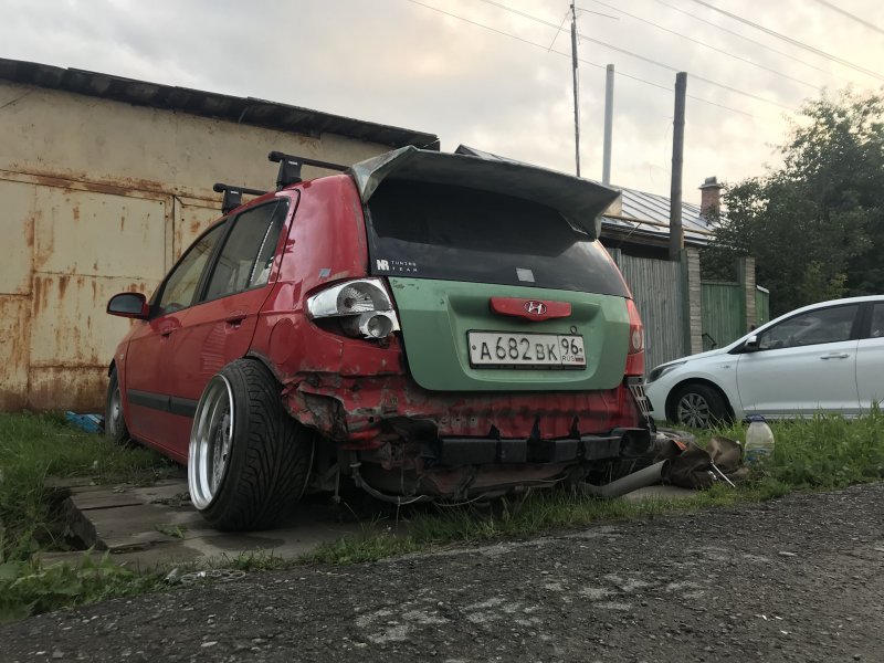 Hyundai Getz 1.4 в обвесах