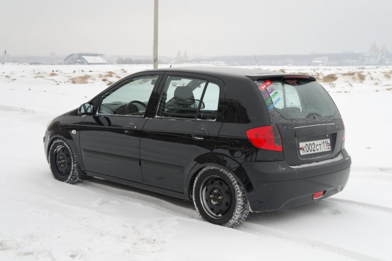 Hyundai Getz на расширении кузова