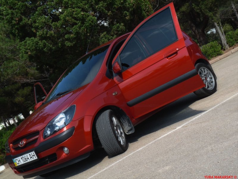 Hyundai Getz аэрография