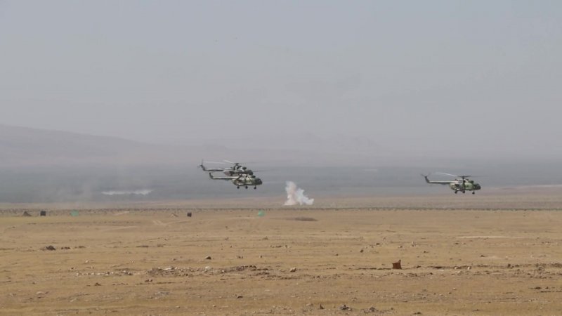 Полигон учения Таджикистан