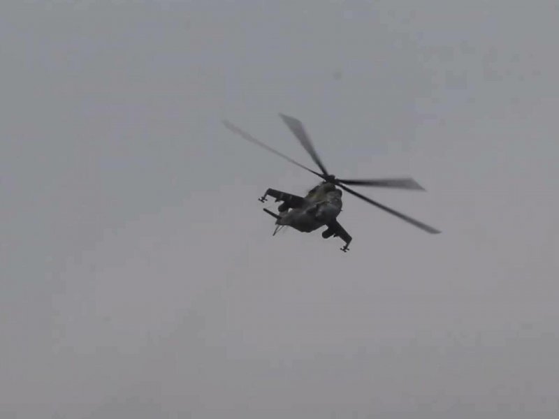 Учения российских Вертолётчиков в Таджикистане