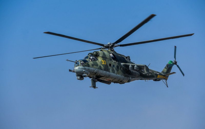 Ми-24п в Таджикистане