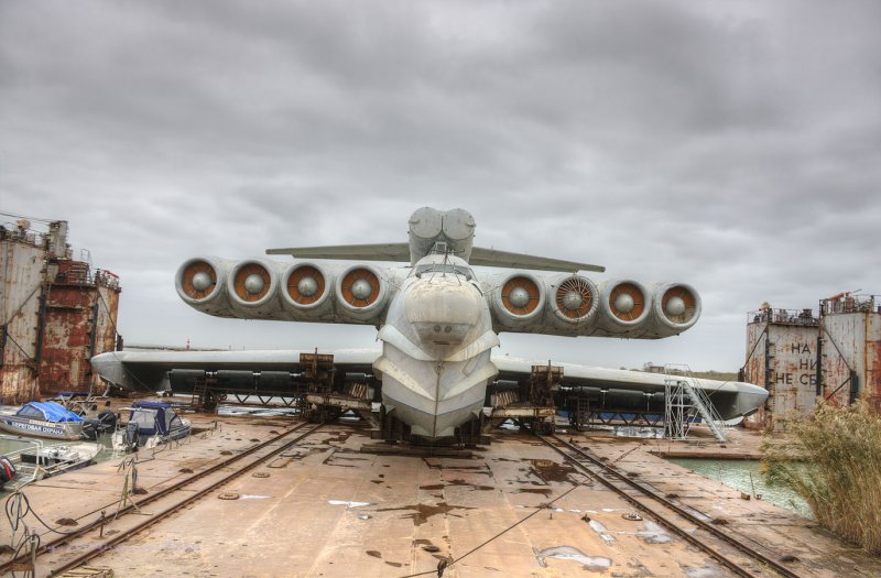 Каспийский монстр экраноплан Лунь