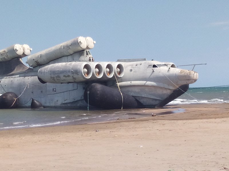 Каспийский монстр экраноплан Лунь