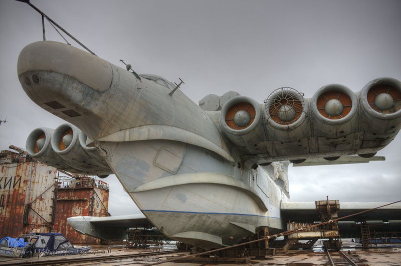 Каспийский монстр экраноплан Лунь