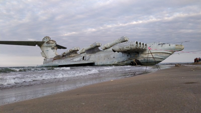Экраноплан в Каспийске