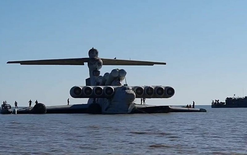 Каспийский монстр экраноплан Лунь