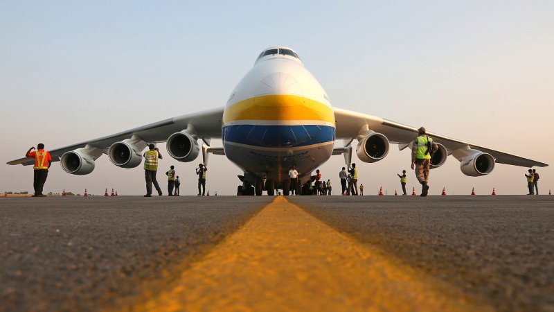АН-225 Мрия взлет
