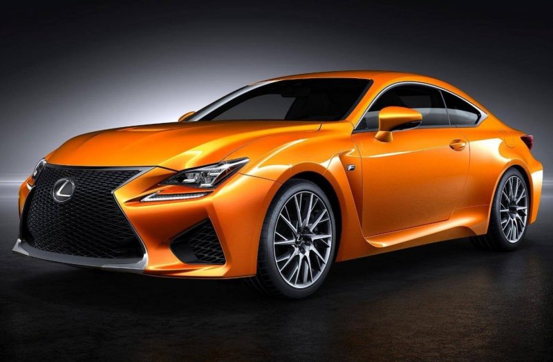Lexus RC F 2015 Orange