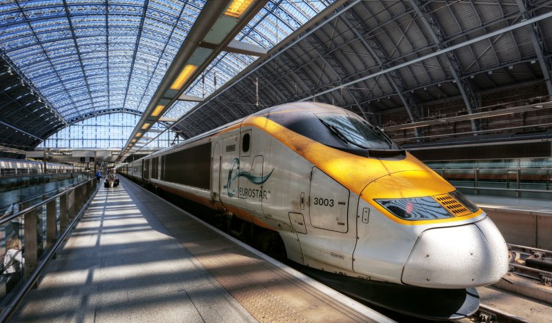 Скоростные поезда Европы Eurostar,