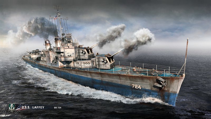 Эсминец Fletcher wows