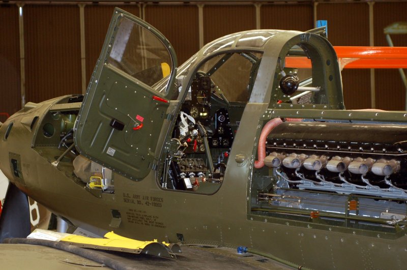 Bell p-39 Airacobra кабина