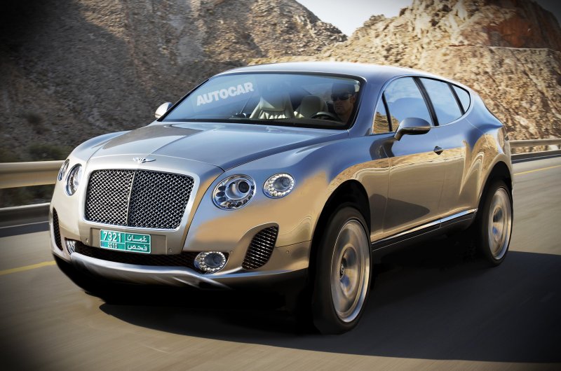 Новый внедорожник Bentley Exp 9f