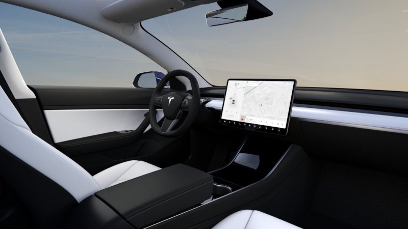 Tesla model 3 салон