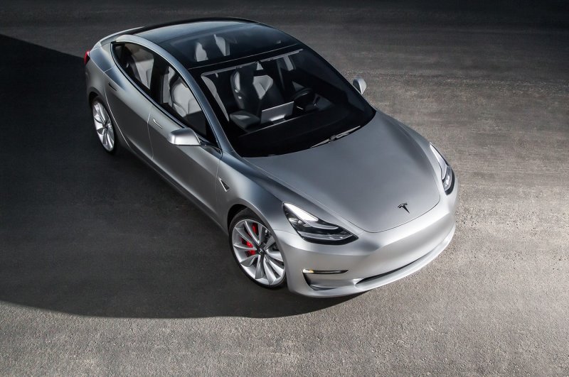 Машина Tesla model 3