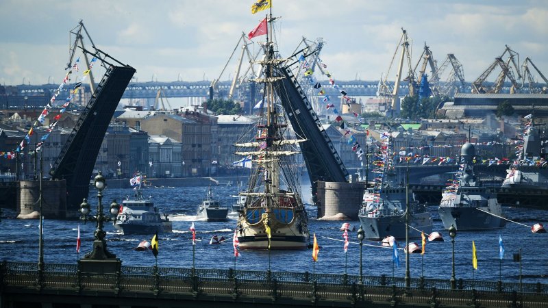 Парад ВМФ В Санкт-Петербурге 2020