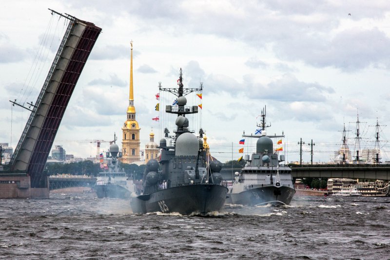Парад кораблей ВМФ 2021