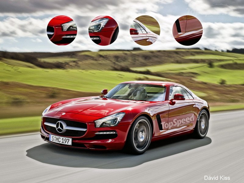 Спорткар Мерседес SLC AMG