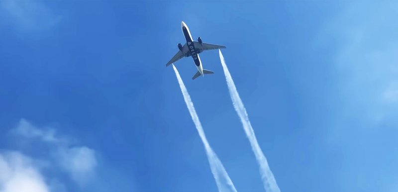 Самолет над Лос Анджелесом