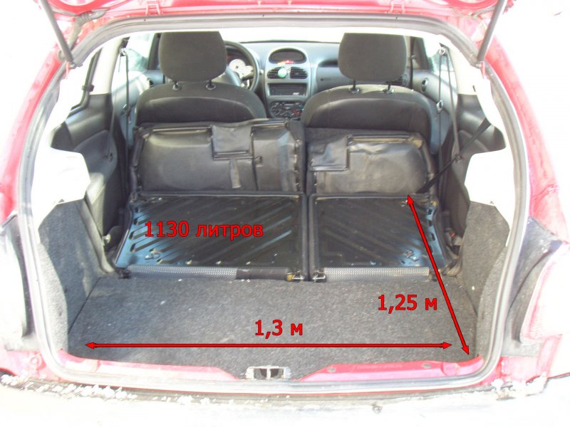 Peugeot 206 универсал багажник