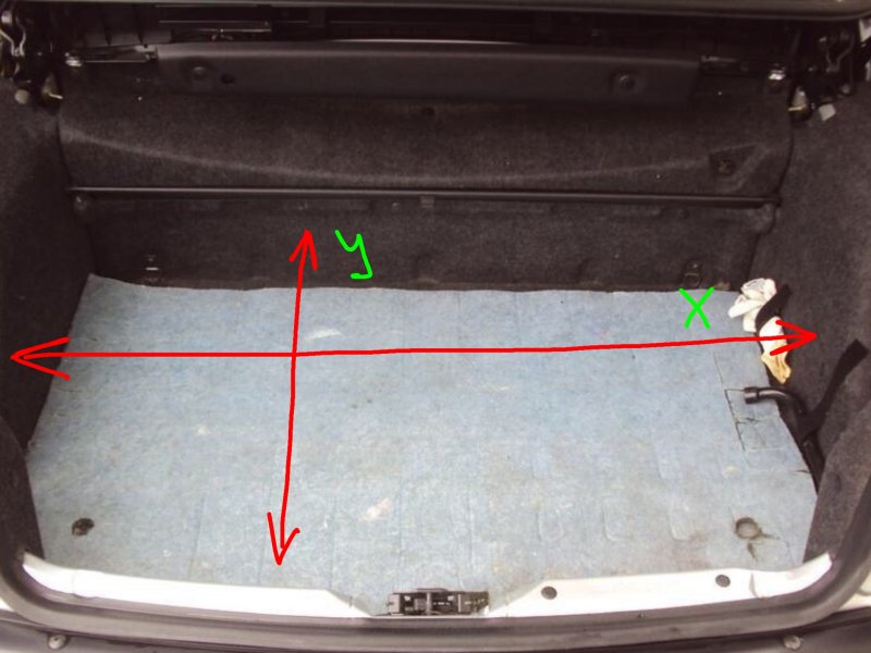 Peugeot 206 полка багажника