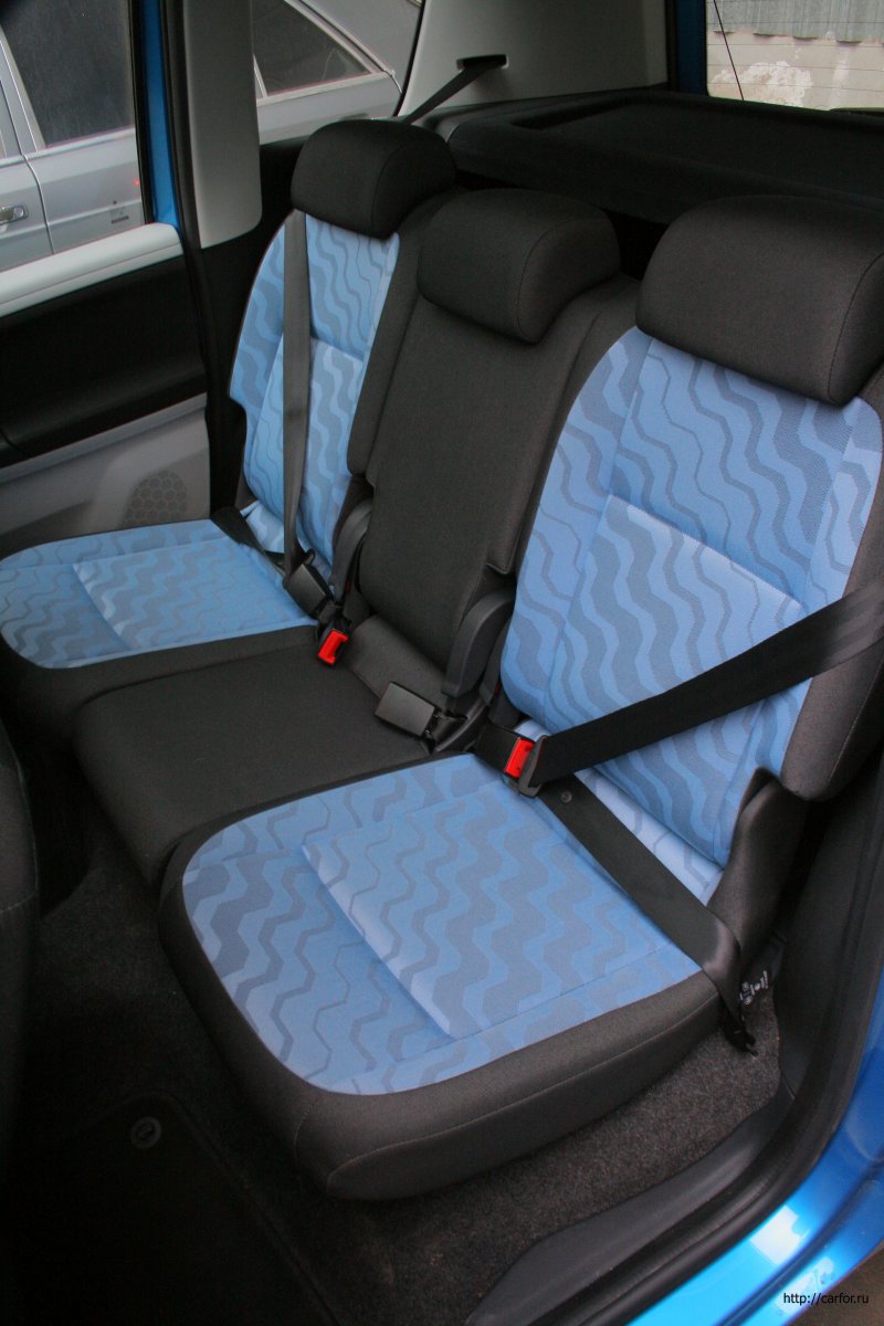 Skoda Roomster, 2011 сиденья