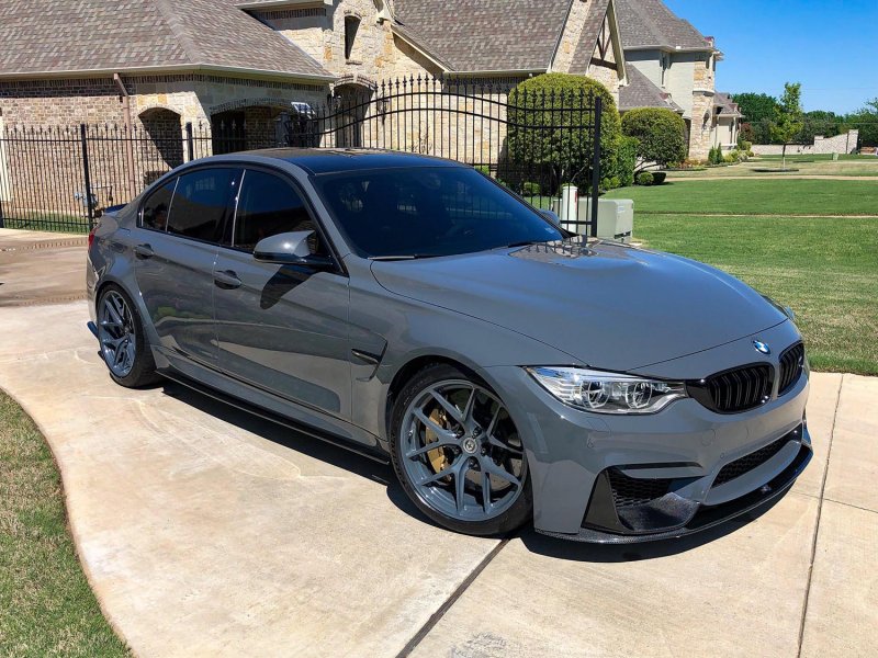 BMW m3 f80 серая