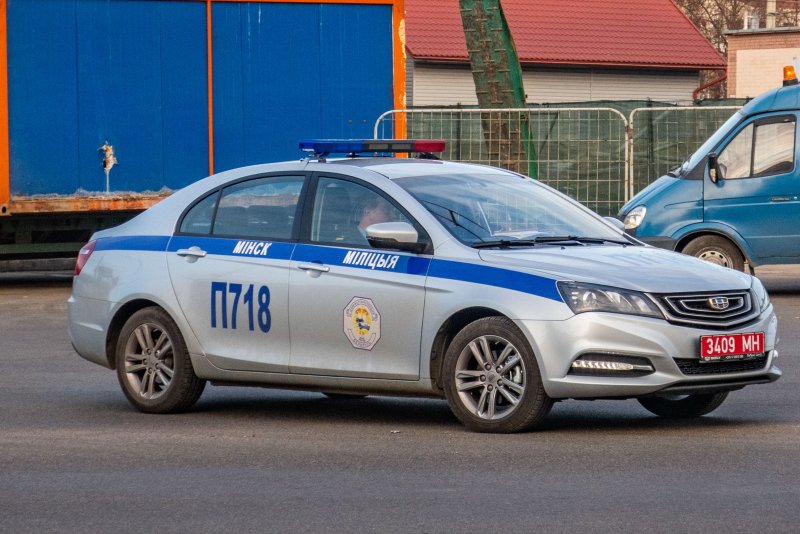 Машины Джили милиция Беларусь