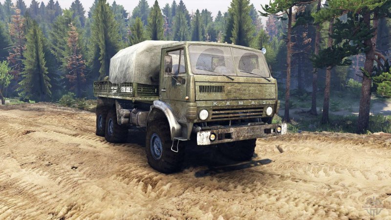 КАМАЗ 43101 спин тирес