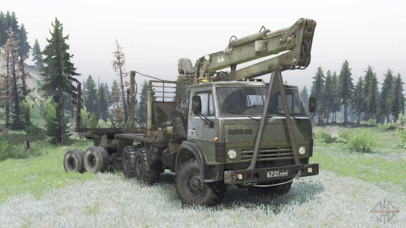 Кран КАМАЗ 43101