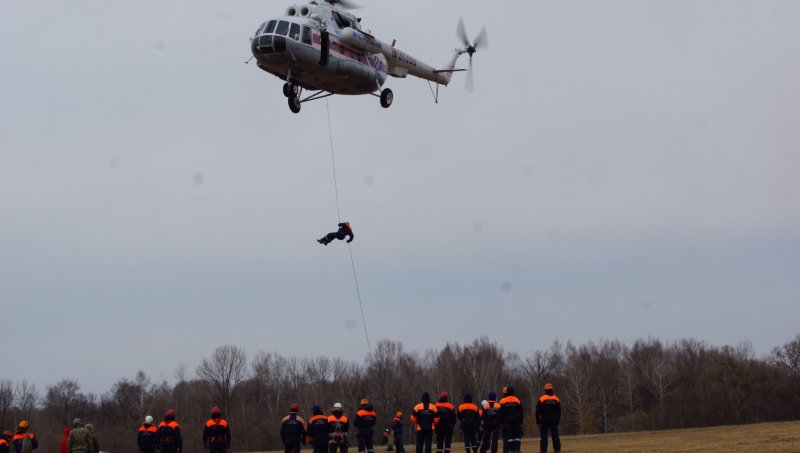 МЧС прыжки с вертолёта