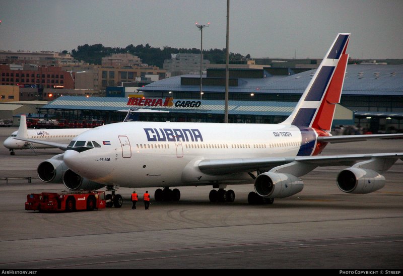 Ил 96 в Гаване