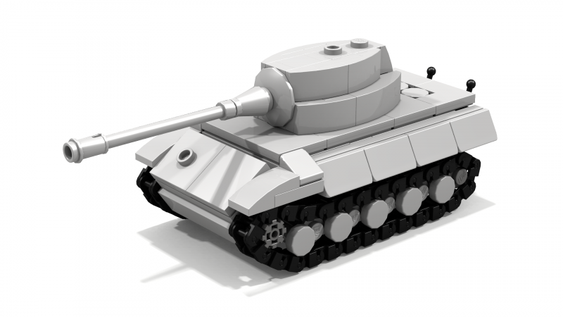 Лего мини танк Королевский тигр