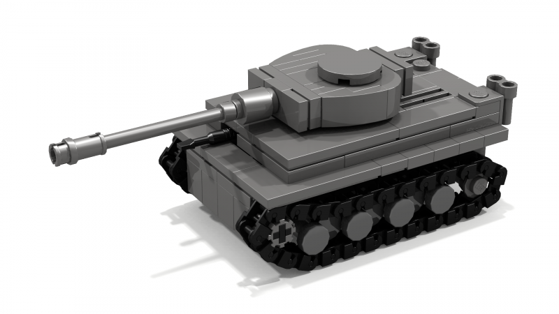 Лего мини танк тигр 1