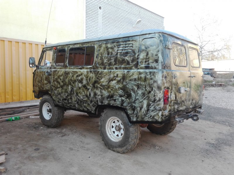 УАЗ Хантер зимний камуфляж