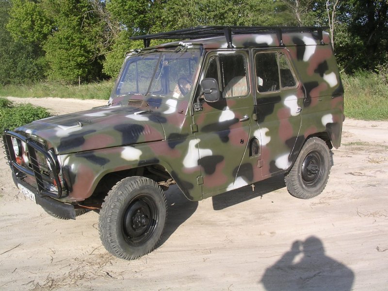 Камуфляж УАЗ 452 серый
