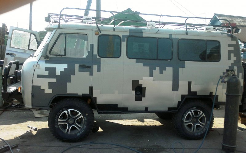 УАЗ 469 Раптор синий камуфляж