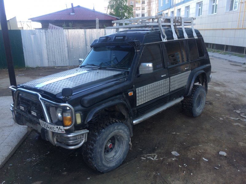 Ниссан сафари 61 кузов на колесах низкого давления