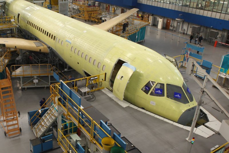 Цех Иркутского авиазавода МС-21