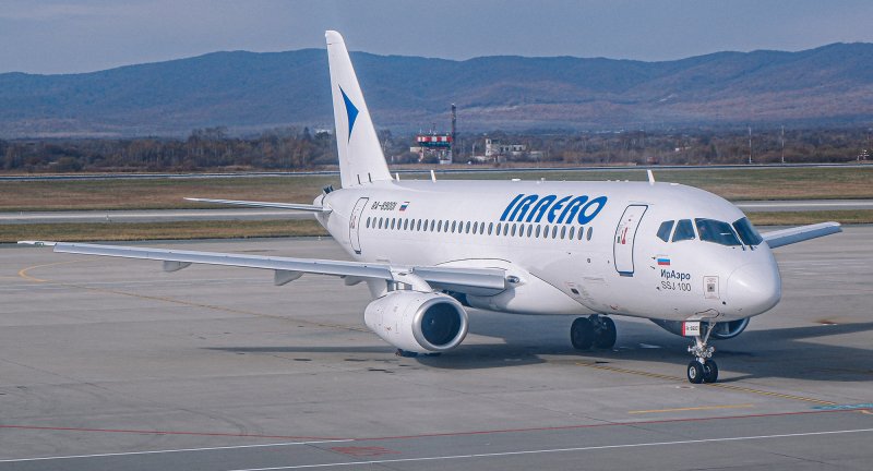 Sukhoi Superjet 100 ИРАЭРО В небе