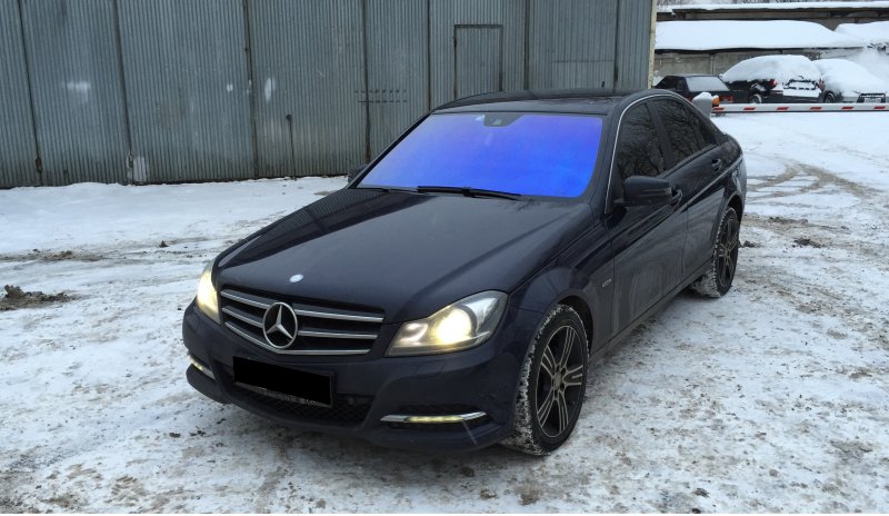 W221 тонировка хамелеон