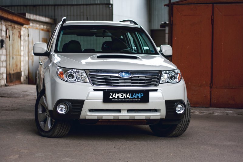 Линзы на Subaru Forester sh