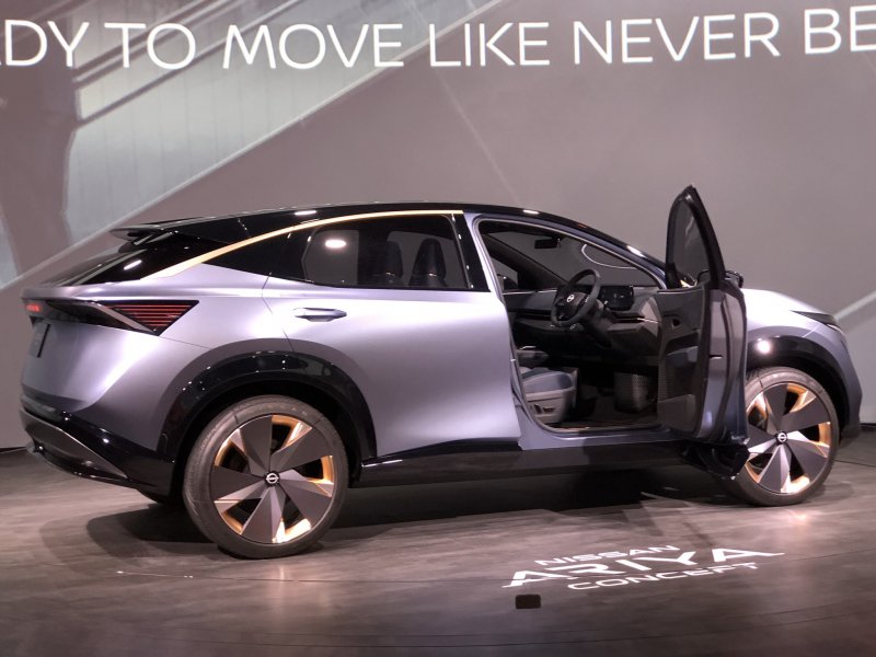 Nissan электромобиль 2020 Ariya Salon