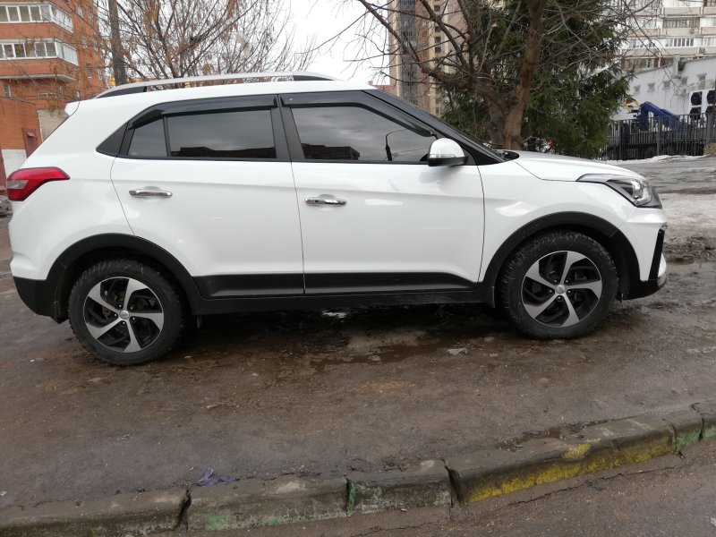 Hyundai Creta белая литье