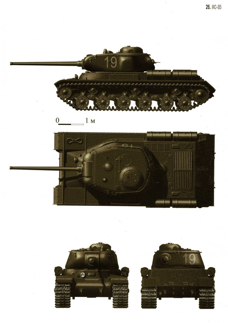 Танк. ИС-1, ИС-2, ИС-3.