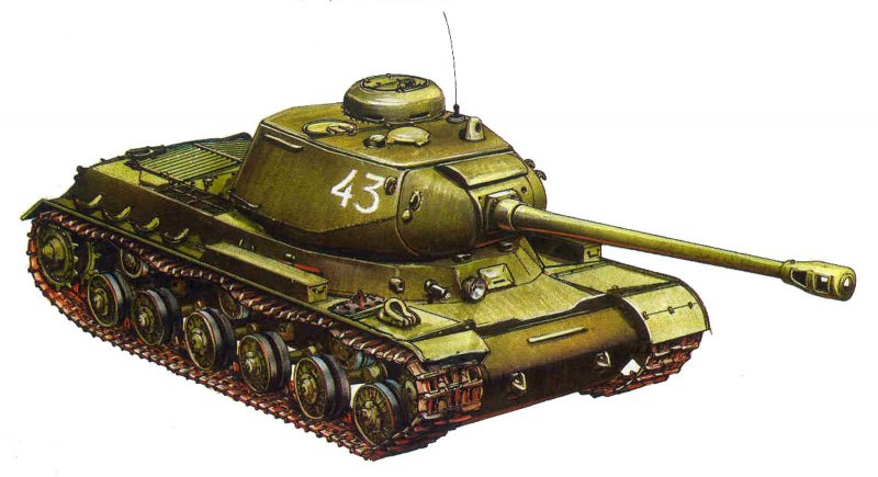 Схема танка ИС 2