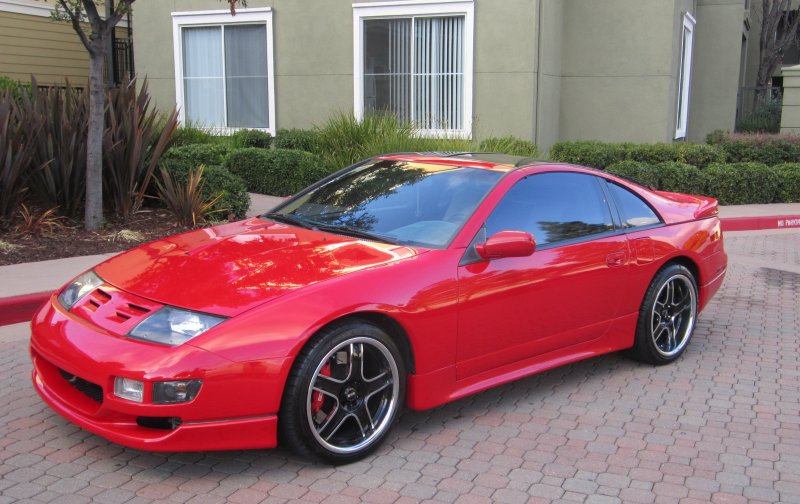 Ниссан 300zx красный