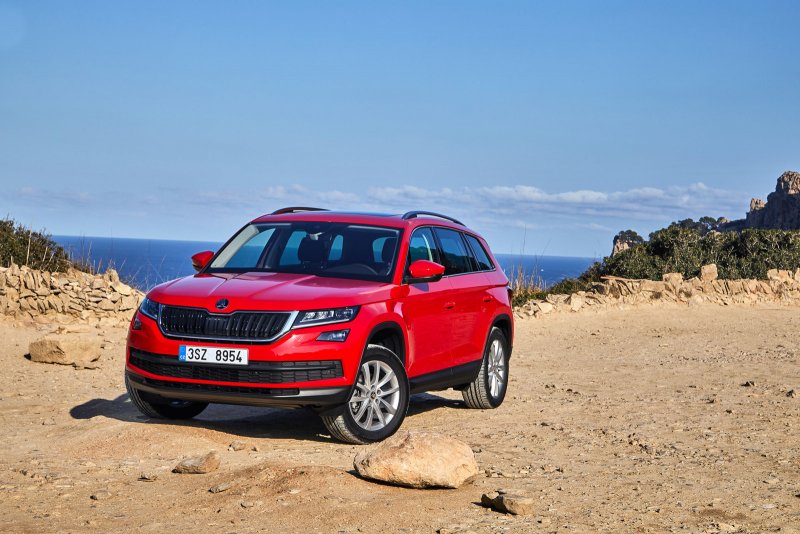 Skoda Kodiaq красный