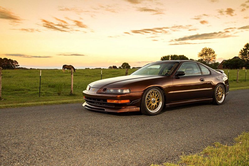 Honda Prelude 4 зелёная